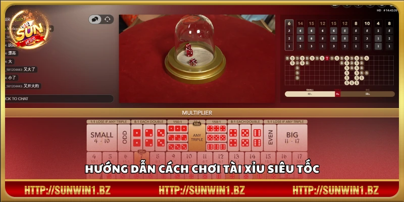 Tài xỉu siêu tốc Sunwin – Cược nhanh thắng gọn trong vài giây Các bước thao tác tài xỉu siêu tốc dễ hiểu