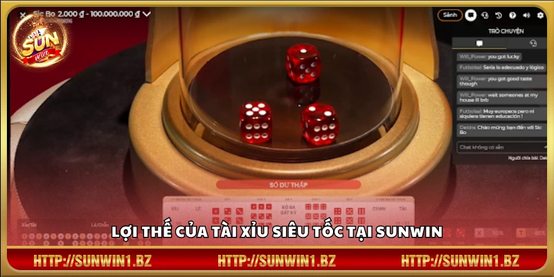 Tài xỉu siêu tốc Sunwin – Cược nhanh thắng gọn trong vài giây Ưu điểm khi chơi tài xỉu siêu tốc trên Sunwin